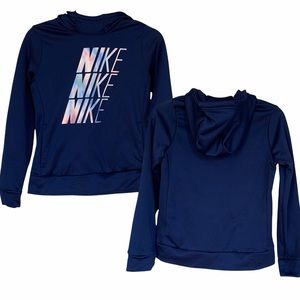 Nike Dry-Fit Thermal Pullover Hoodie Girls Size M